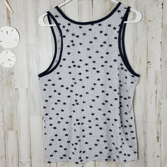 Lucky Brand Tank Top Grey Blue Size Large - Picture 4 of 8
